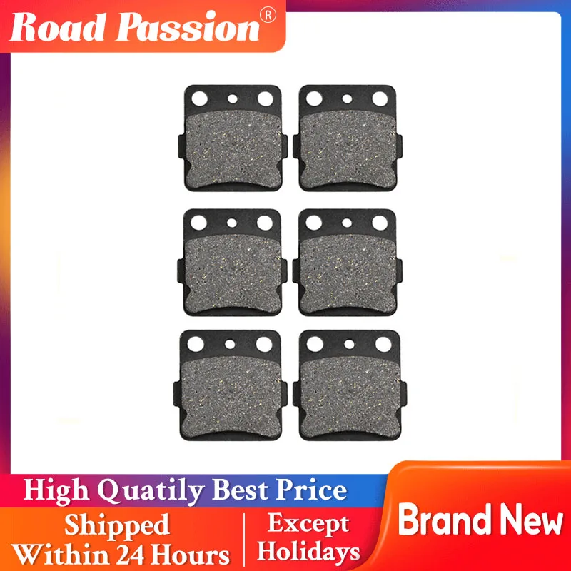 Road Passion Motorcycle Front and Rear Brake Pads For Honda ATC250R ATC250X TRX250 TRX300 TRX400 TRX300EX  TRX400EX TRX250X ATV