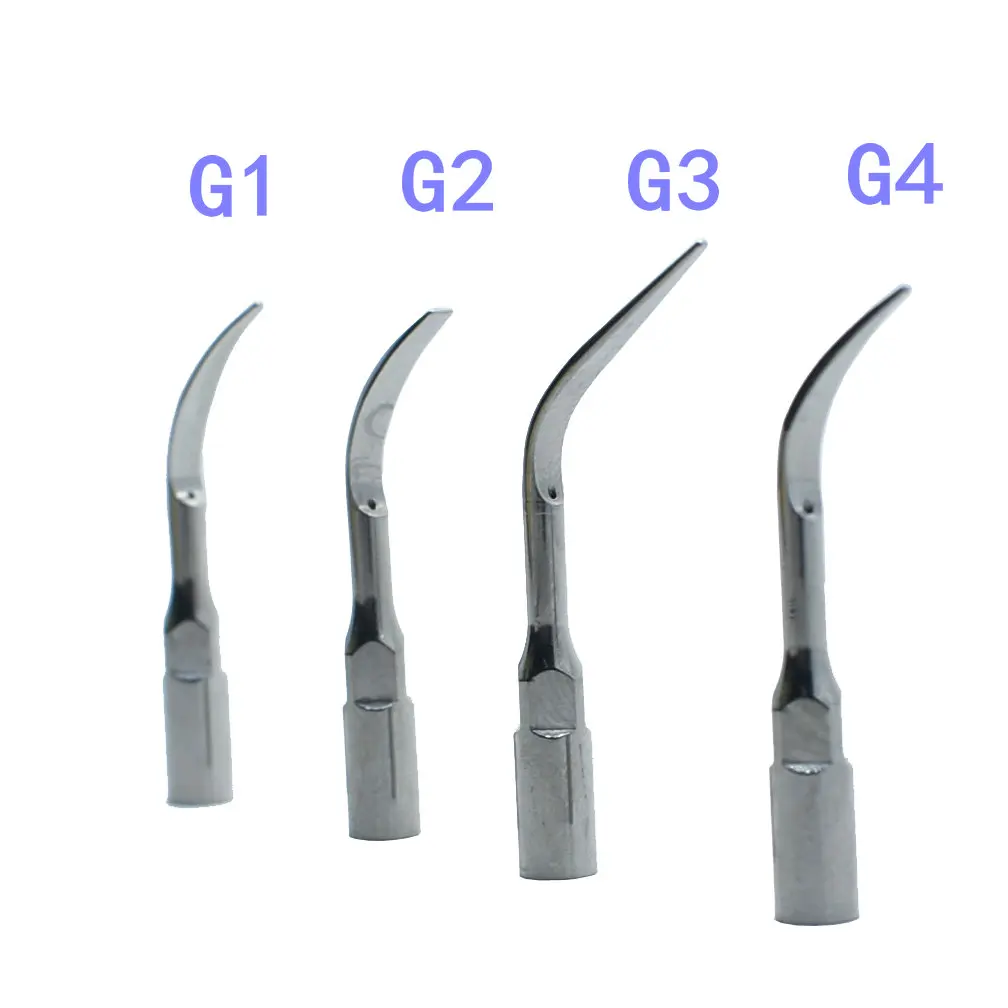 

5Pcs Dental Ultrasonic Scaler Tip Scaling Periodontics Endodontics Dentists Multifunction Endo Perio Scaling Tips G1 G2 G3 G4