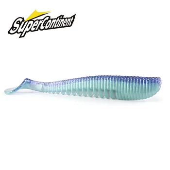 Supercontinent 5 cm 8 cm 9.5 cm 11 cm Balıkçılık Lures yumuşak cazibesi Yapay yem Predator Pike ve Pike için Mücadele