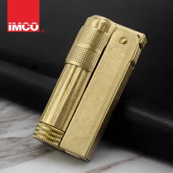 IMCO Brand Stainless Steel Gasolines Lighter 6700 Trench flint wick kerosenes lighter Vintage Men Cigarette Lighter