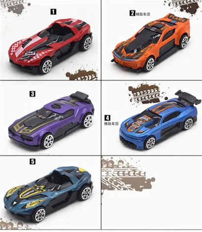 5pcs/set hot weels 1:64 Color mixing mini sports car racing car city Alloy Sliding car model oyuncak children kids toy boys gift