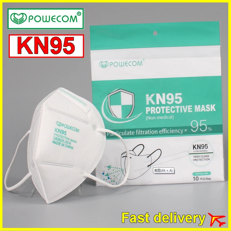 original KN95 Respirator protective mask high quality outdoor Cycling jobs Safety mask Anti saliva splash Protective mask