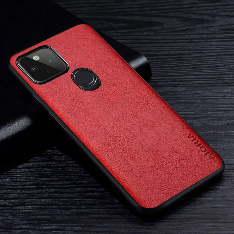 Litchi Leather Case For Google Pixel 5 4A 5A 5G 4 XL Premium Business Style Protective Back Cover For pixel 4a 5g phone case