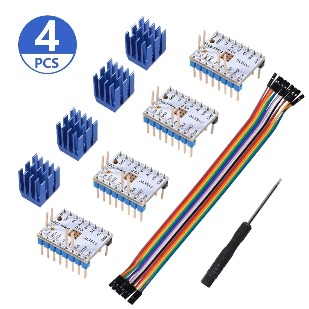 

3D Printer Parts TMC2209 V3.0 Stepper Motor Driver For SKR V1.3 MKS GEN L Ramps 1.4/1.5/1.6 TMC2209 V1.2 Upgrade Version A4988