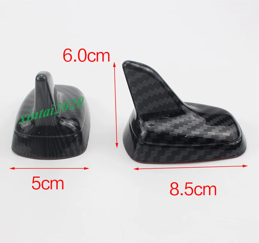 Abs Koolstofvezel Auto Dak Shark Fin Antenne Cover Trim Voor Audi A3 8V 2014-2019 Auto Modificatie