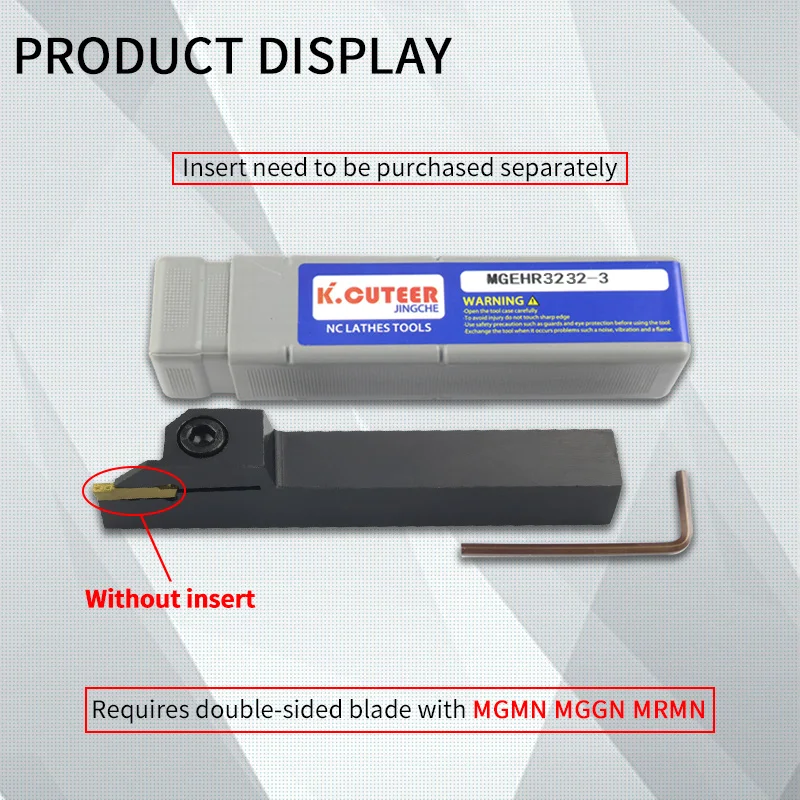 Scanalatura portautensili MGEHR3232-3 MGEHR3232-4 MGEHR3232-5 inserti in metallo duro MGMN200 MGMN250 MGMN300 MGMN600