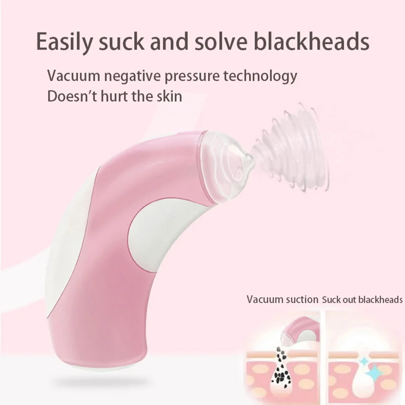 Facial Blackhead Remover ไฟฟ้าทำความสะอาดสิว Blackhead Black Point เครื่องดูดฝุ่นเครื่องมือจุดด่างดำ Pore ทำความสะอาดเครื่อง