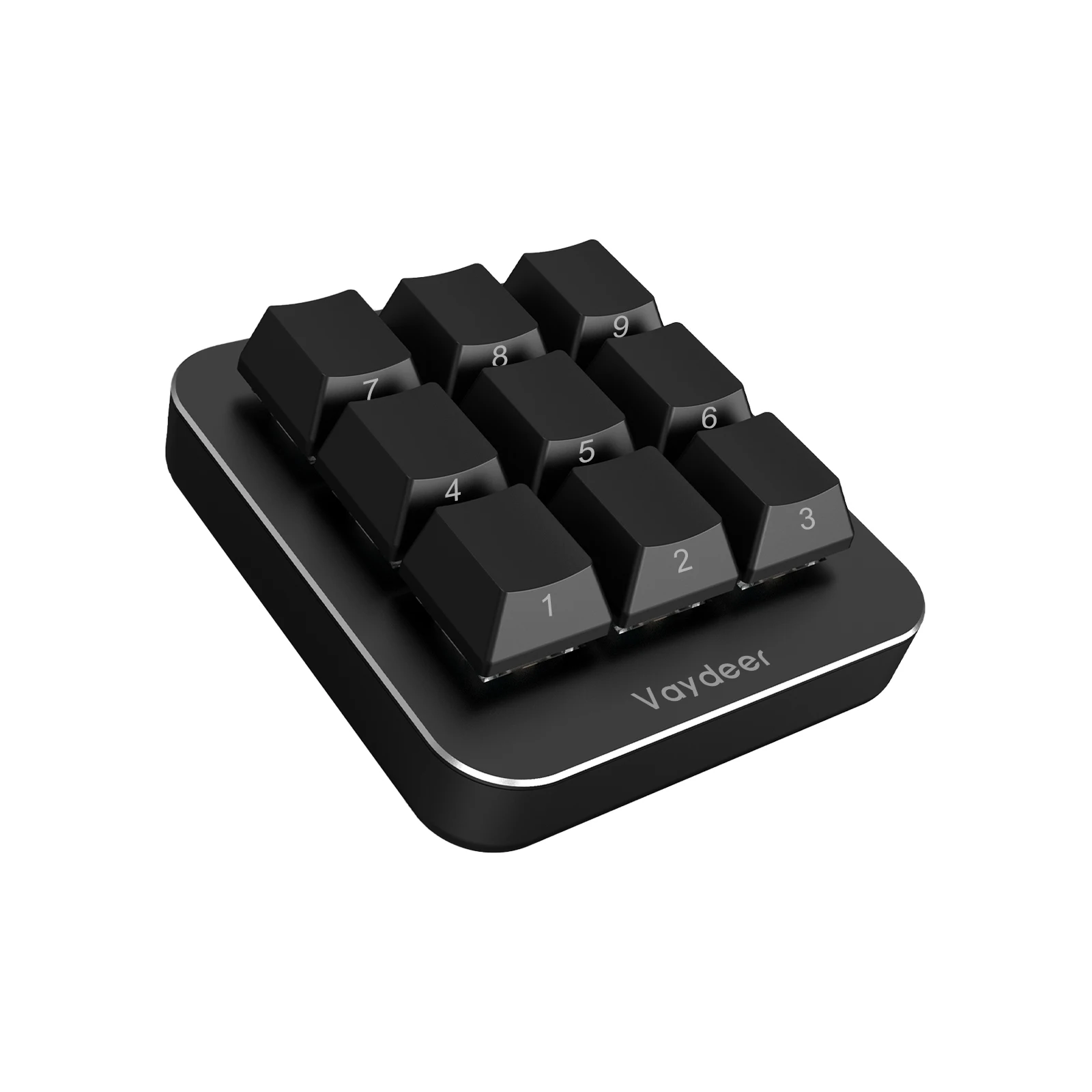 BGKYPRO 9 key custom macro programming shortcut key office game one hand copy and paste nine key Mini mechanical keyboard