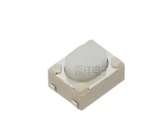 50 Buah/Lot 3*4*2.5 SMD Pack Foot White Switch Key Switch Otomotif Remote Control Key Push Button Switch