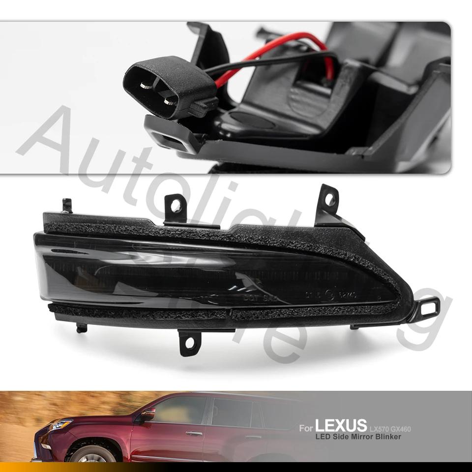 レクサス 純正 LX570 GX460 サイドターンシグナルランプ 左 H742c26e5e9b54be492c4f7d90ac09