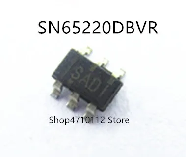 Free shipping NEW 10PCS/LOT SN65220DBVR SN65220 MARKING SADI SOT23-6