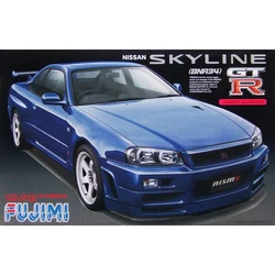 Fujimi 03703 Plastic Assembled Car Model Toy 1/24 Nissan Skyline BNR34 GTR Nismo Static Model DIY Assembled Model Kit