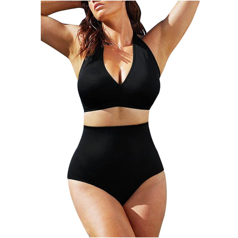 Bikinis Set Women Plus Large Size Split Bikini Swimwear Swimsuit Female Plavky Maillot De Bain Bather Suit Monokini Plavky