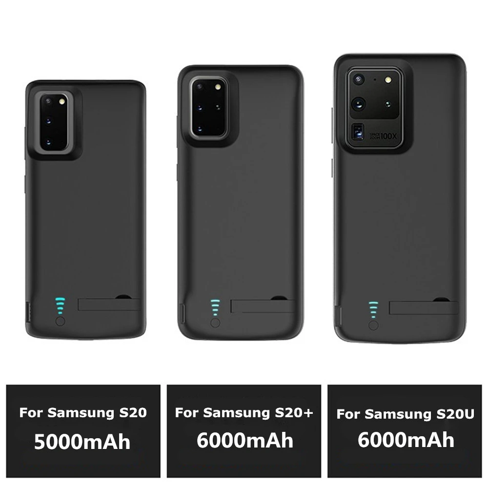 Powerbank Charging Cover For Samsung Galaxy S20 Plus S20+ Battery Cases Extenal Battery Power Bank Cover For Samsung S20 Ultra