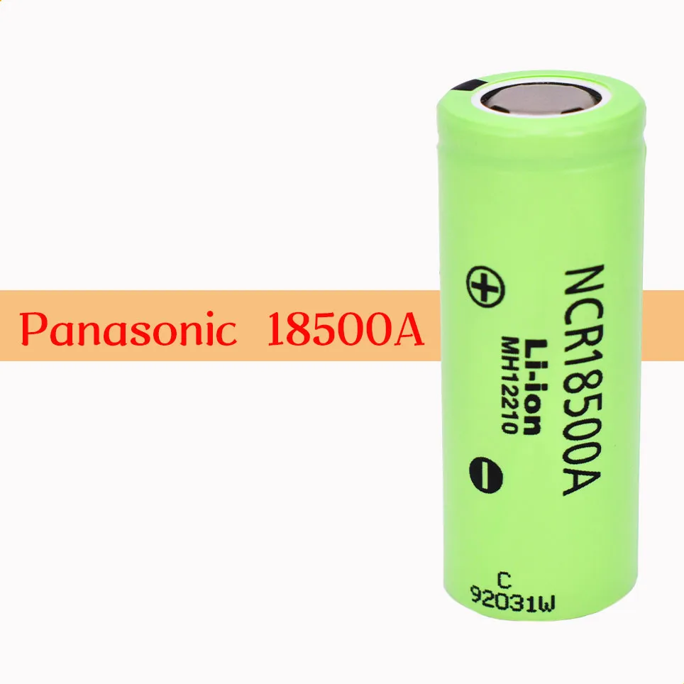 100% Original 3.7V 18500 2040mah Lithium ion Battery  For Panasonic NCR18500A 3.6V Battery for Toy Torch Flashlight ect