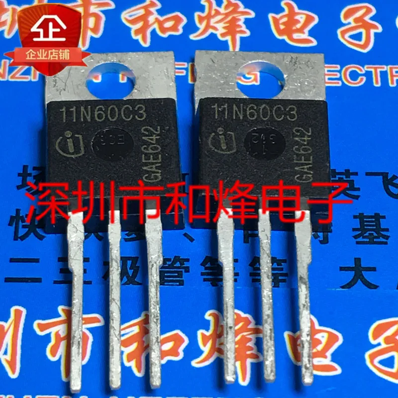 

10PCS 11N60C3 SPP11N60C3 TO-220 650V 11A