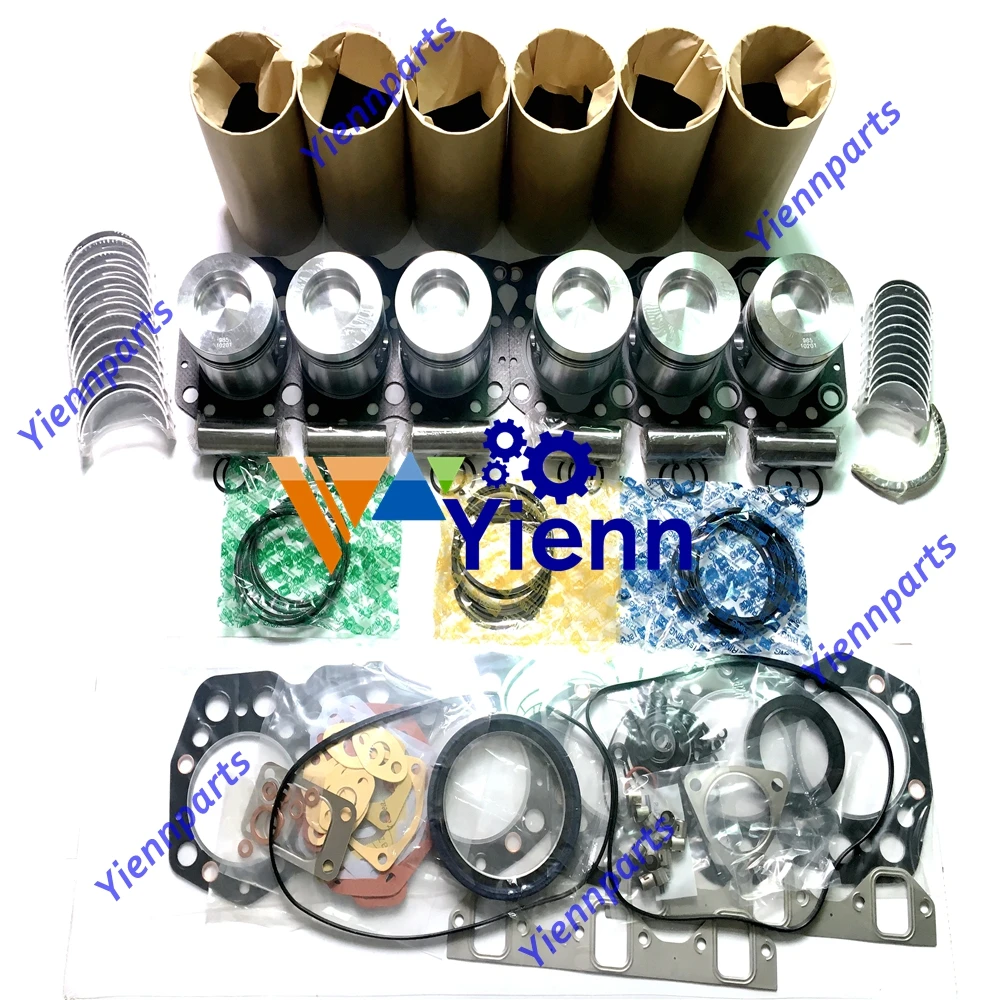 For Caterpillar cat 3046 Overhaul Rebuild Kit Full Gasket set Liner Piston ring Bearing Tractor Loader Diesel Engine Spare Parts