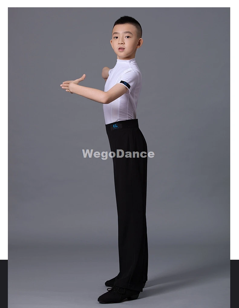 New Boys Latin Dance Bodysuit Pant Set Ballroom Cha Cha Rumba Salsa Tango Stage Performance Clothing Child Latin Shirt 110-170cm