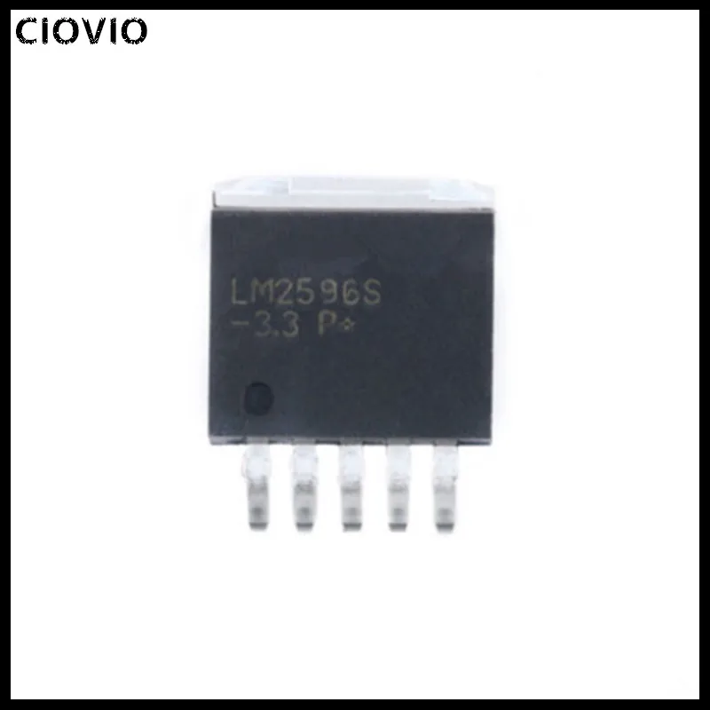 

CIOVIO 10PCS In Stock New LM2596SX-3.3/NOPB TO263-5 LM2596SX-3.3 LM2596SX LM2596 2596