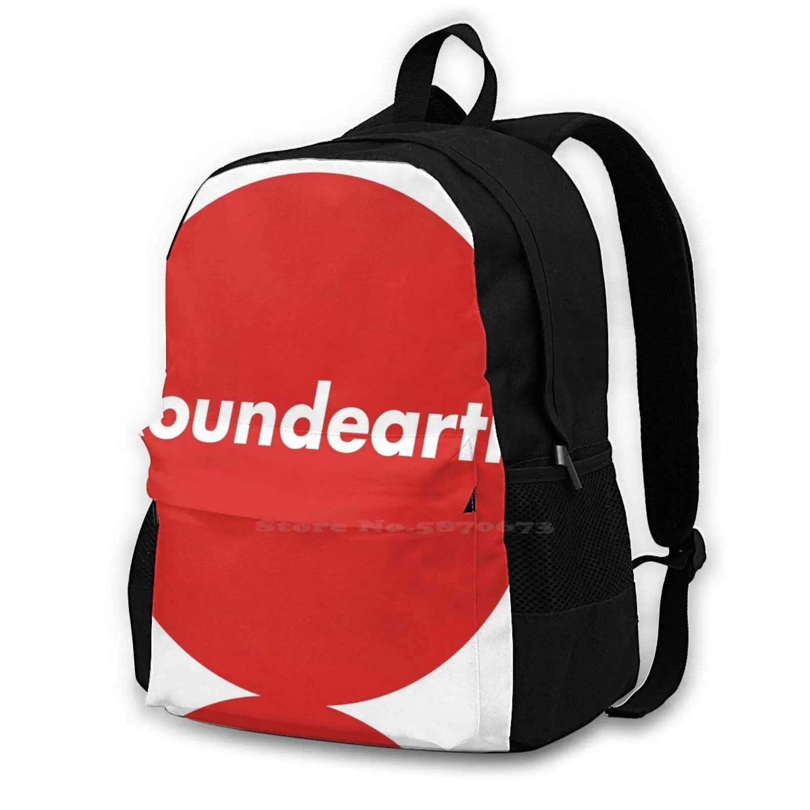 Roundearth Round Logo 3d Print Design Backpack Casual Bag Flat Earth Flatearth Round Earth Roundearth Earth Odd Tv Sun