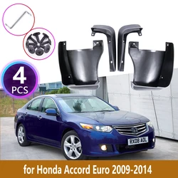 4PCS Mudguards For Honda Accord Euro Acura TSX 2009 2010 2011 2012 2013 2014 Cladding Splash Mud Flap Guards Mudflap Accessories