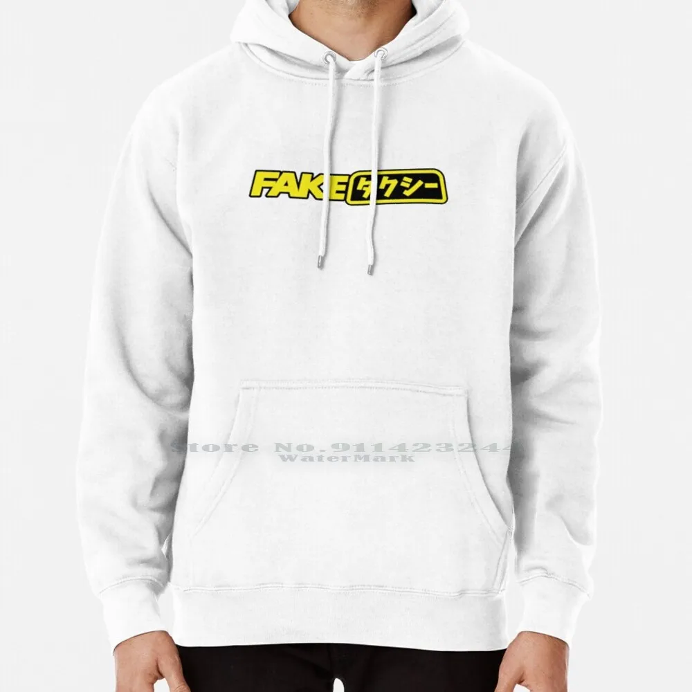 Fake Taxi Anime Hentai Japan Style Hoodie Sweater 6xl Cotton Fake Taxi Anime Hentai Japan Style Japanese Culture Yellow Logo