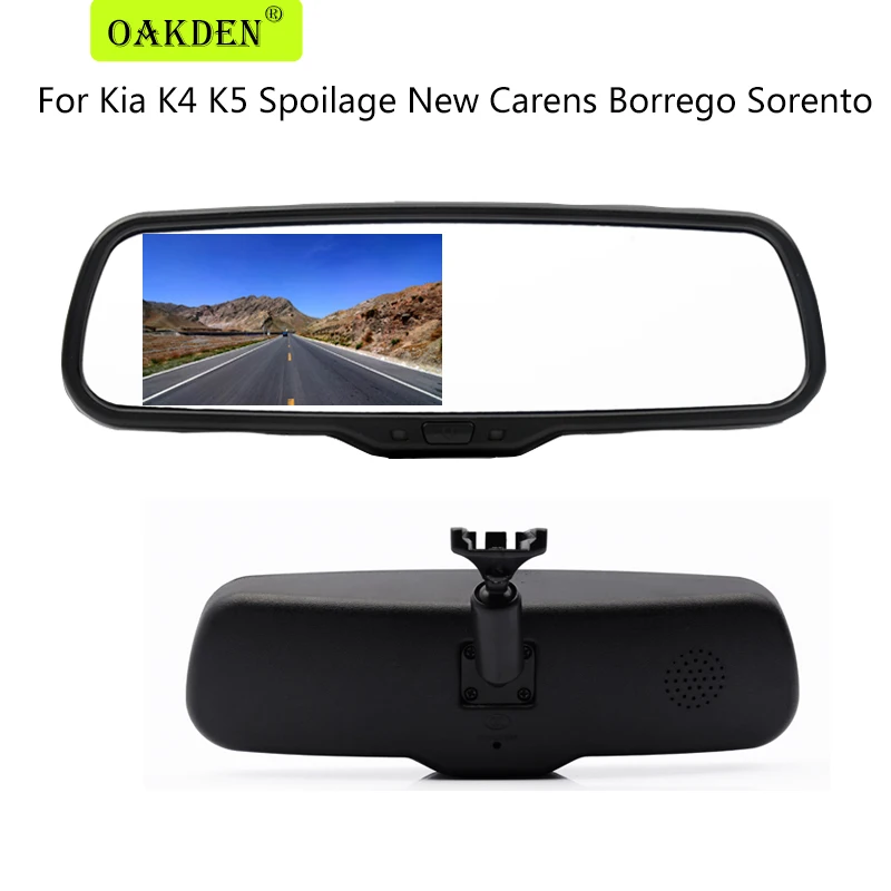 

4.3 Inch TFT LCD Car Rear View Mirror Monitor with Special Original Bracket For Kia K4 K5 Spoilage New Carens Borrego Sorento