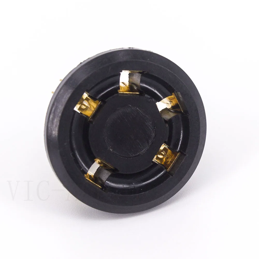 2 шт., 5 контактов, бакелитовая трубка с золотым покрытием для 807 FU7 24 37 45 FD422 807, вакуумный трубчатый усилитель, DIY аудио HIFI