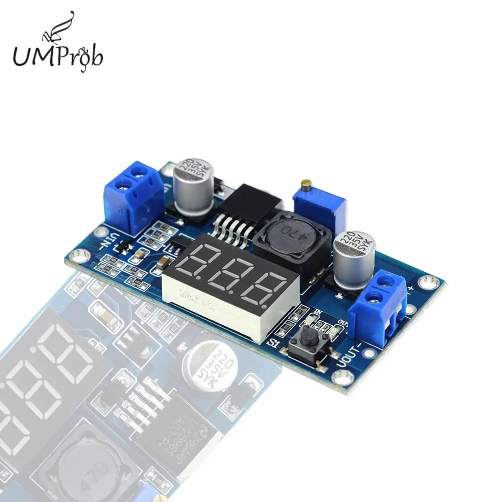 LM2596 DC Step Down Module LM2596S DC 4.0~40V To 1.25-37V Adjustable Voltage Regulator With LED Voltmeter