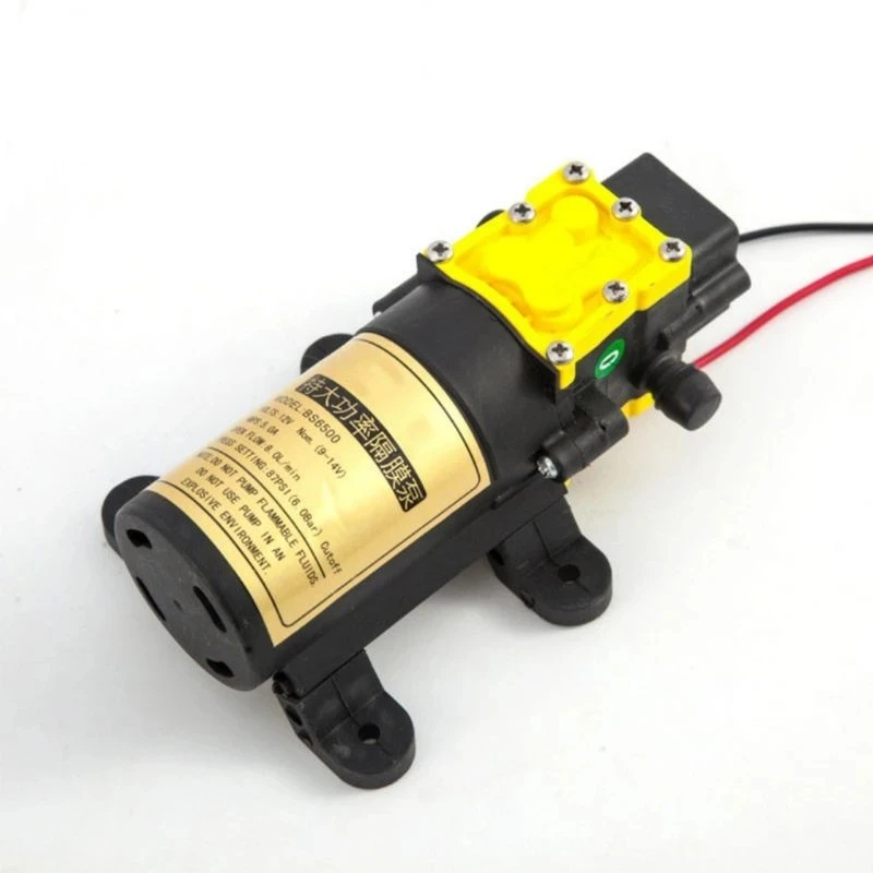 8L/min Large Flow Rate Agricultural DC Electric Water Pump 12V 24V Water Sprayer Car Wash AC 220V to DC12V 24V  Water Pomp Kit view 2
