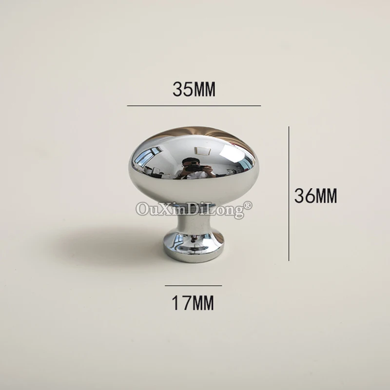 High-end Luxury 10PCS Solid Brass Oval Furniture Pulls Handles Drawer Knobs Cupboard Wardrobe Closet TV Wine Cabinet Pulls Knobs