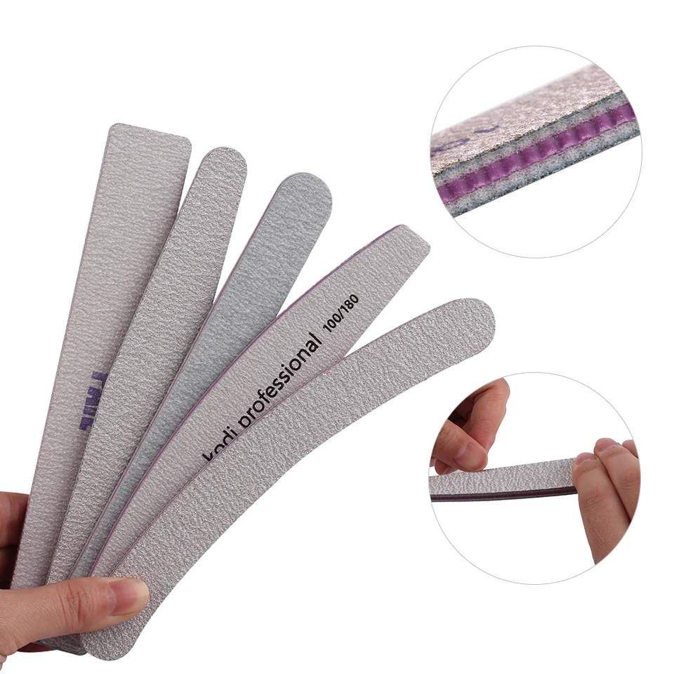 5/10/15 szt. Pilniczek do paznokci w kształcie półksiężyca, pilnik papierowy, pilnik szlifierski, pilniki polerskie, sprzęt do szlifowania paznokci, pilnik do manicure, narzędzia