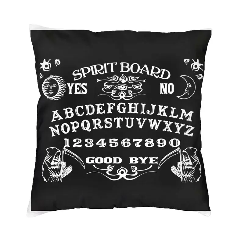 Spirit Board Cushion Cover Sofa Decoration Occult Gothic Witch Ouija Square Throw Pillow Cover 45x45 Cushion Sofa