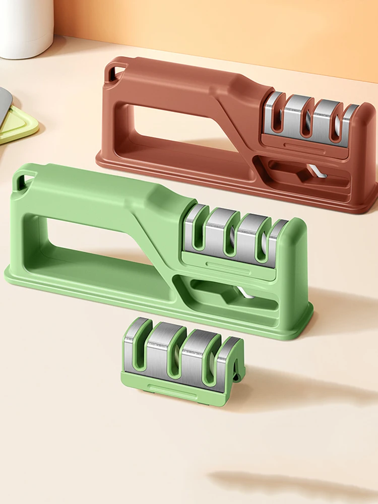 Multi-Purpose Sharpener ที่ถอดออกได้หัวเท้าลื่น Pad แขวนอุปกรณ์เสริมสำหรับห้องครัว