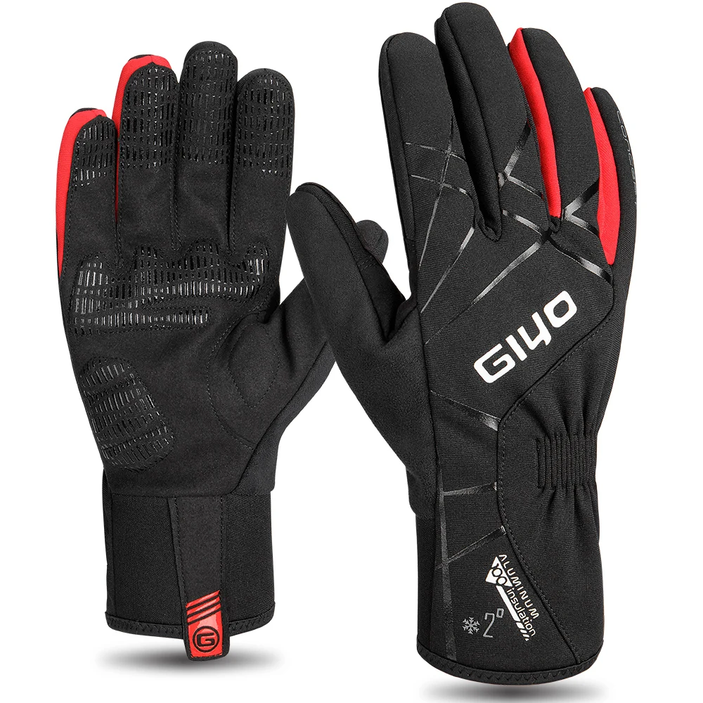 GIYO – gants de cyclisme pour hommes et femmes, coupe-vent, pour moto, vtt, équipement de Sport et de gymnastique, hiver