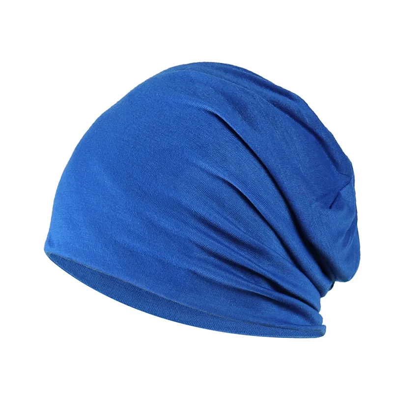 Summer Women Men Beanie Hat Fall Unisex Hip Hop Baggy Cap Solid Color Breathable Thin Soft Hiking Outdoor Hat Bonnet