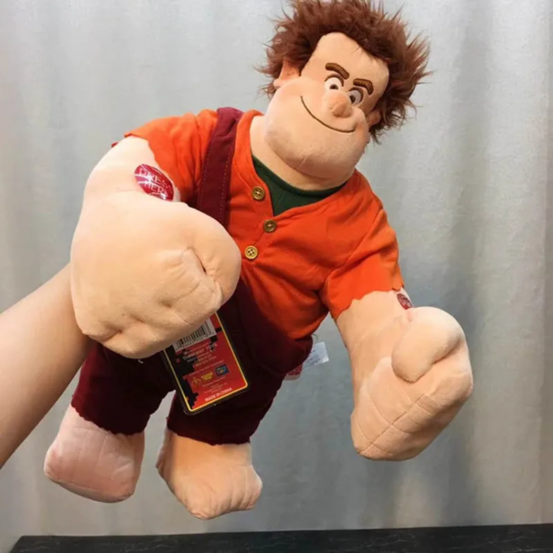 Original Disney Movie Wreck-It Ralph Plush Stuffed Toy Dolls 53cm Kids Gift