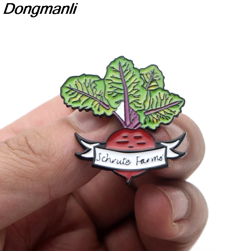 DZ9 Fashion The Office TV Metal Enamel Brooches and Pins Collection Lapel Pin Badge Jewelry Accessories