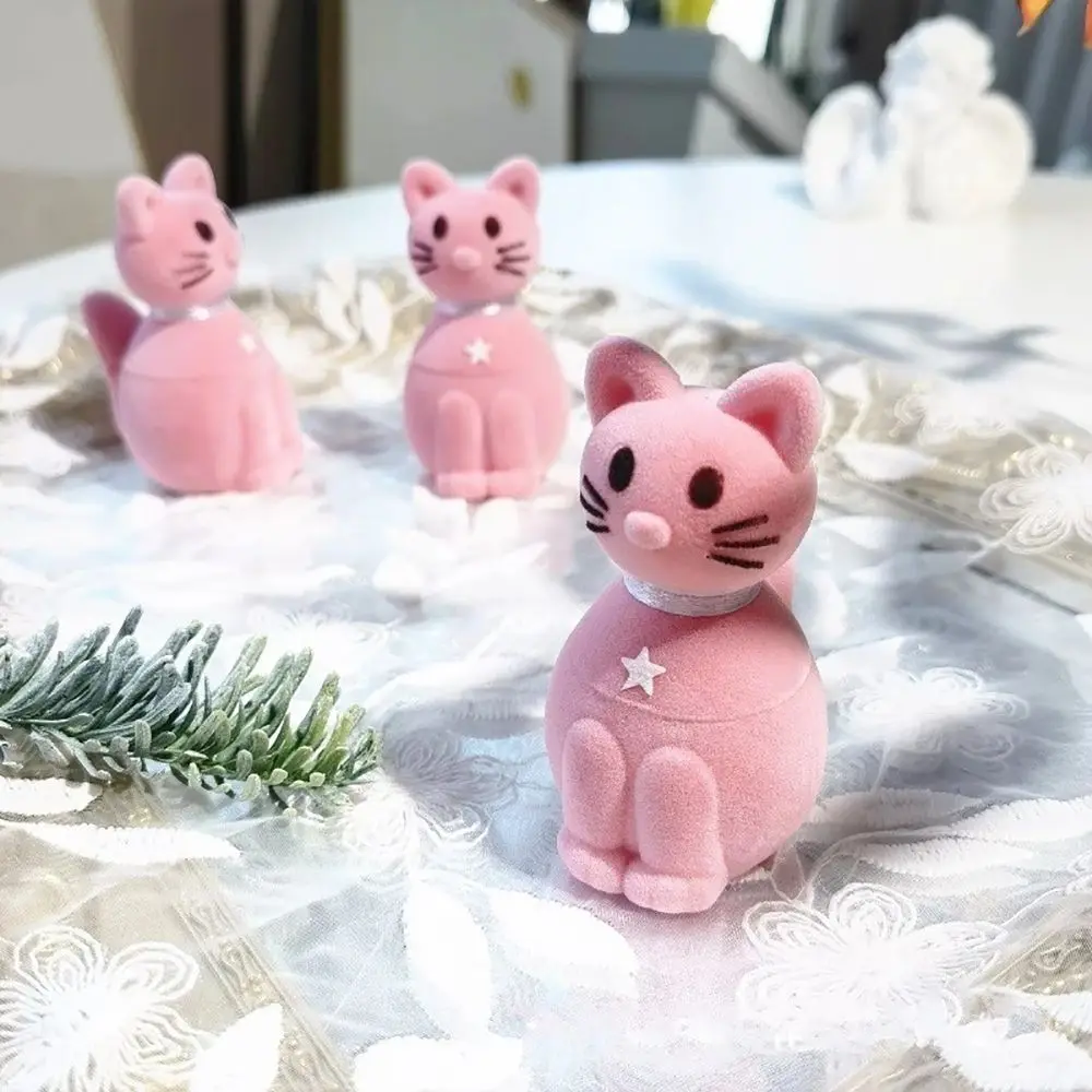 

Romantic Earring Turtle Tortoise Gift Lover Cartoon Velvet Ring Box Storage Case Jewelry Display Gift Boxes