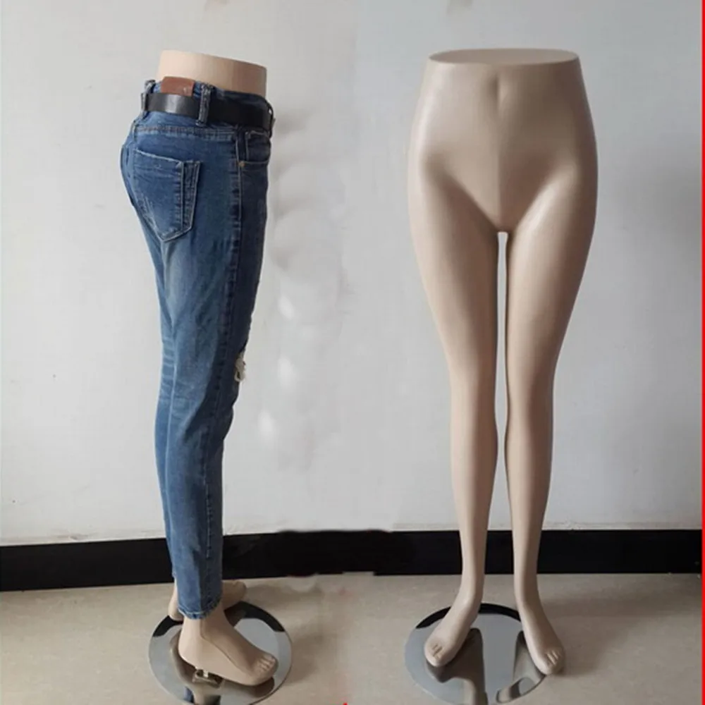 

115CM Plastic Female Gymnast Feet Model Dummy Foot Paspop, Stand Lower Body Foot Mannequin, Manikin Pants, M00411