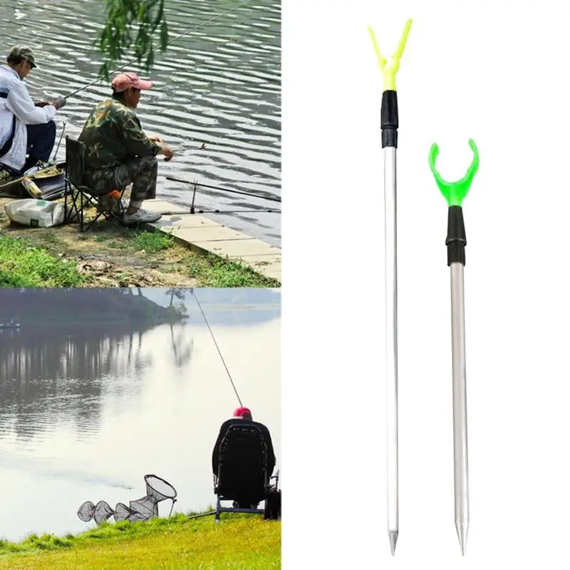 

1pcs Adjustable Metal Fishing Rod Accesssories Holder Fishing Stand Bracket Aluminum Pole Rack Fishing Rods Fishing Rod Holdder