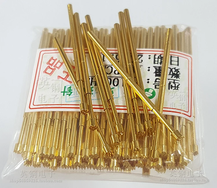 

PA100-H3 Huarong Probe 1.8MM Plum Nine Claw Test Needle 100MIL Full Gold Plated Spring Probe