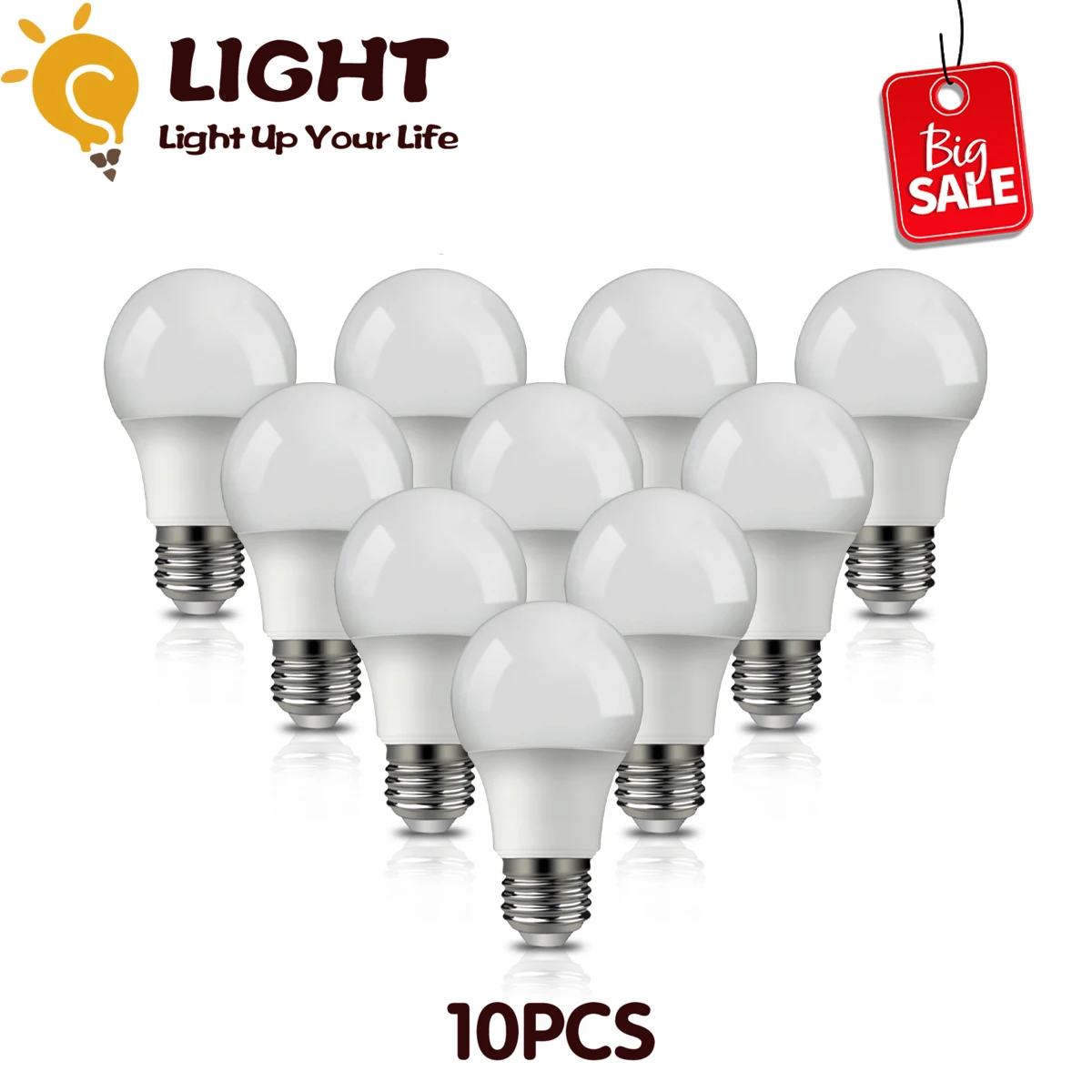 promocao alto brilho lampada led a60 9w 10 pecas e27 b22 lampada de poupanca energia para decoracao de escritorio em casa nao pode ser escurecido 01