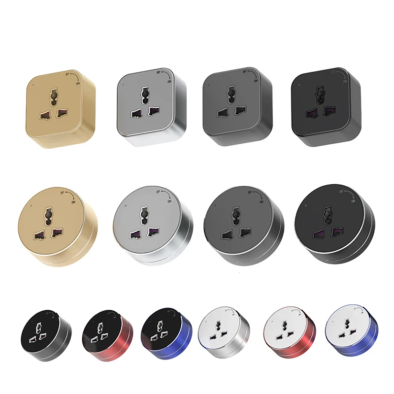 KXN Electric EU US UK AU FR Universal Standard Adapter Plugs Wireless Kitchen Wall Socket For Power Track Extension Outlet