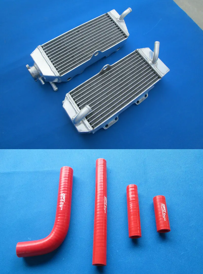 Aluminum Radiator + silicone hose For YAMAHA WR400F WR 400 F 1998-2000 1999 98 99 00