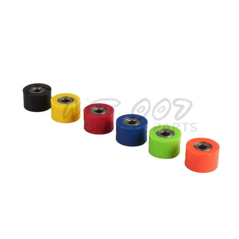 8mm 4 colors Drive Chain Pulley Roller Slider Tensioner Wheel Guide For Street Bike Motorcycle ATV Guide Pulley