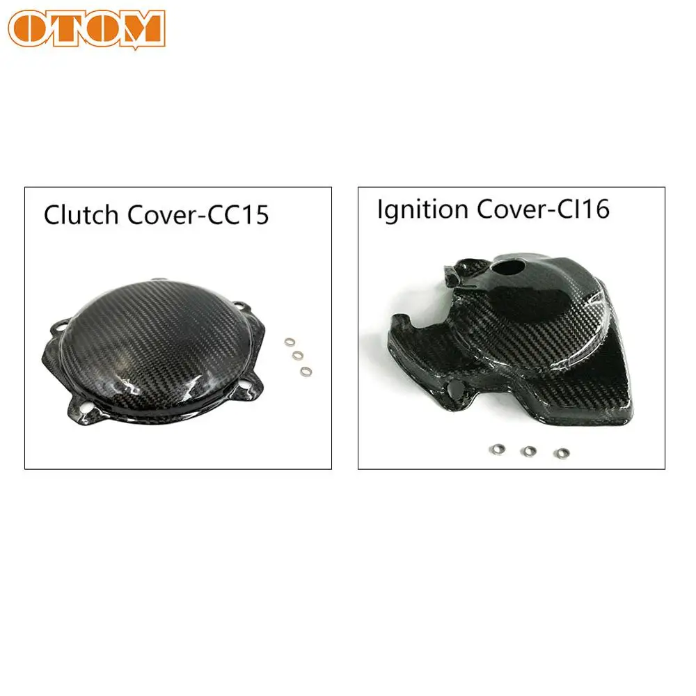 

OTOM Dirt Bike Motorcycle Engine Stator Ignition Clutch Cover Case Guard Black For Honda CRF250X 2009-2017 CRF250R CRF 250R 2009