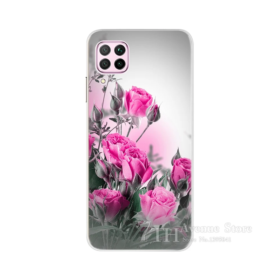 For Huawei Nova 7i Case Huawei Nova7i Phone Cases Fashion Printed Soft Silicone TPU Back Cover For Huawei Nova 7i JNY-L21 L22