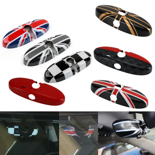 Imagen 1 del producto Artudatech para MINI R56 Cooper R55 R57 R60 R61 cubierta de espejo retrovisor de coche carcasa de bandera del Reino Unido ABS espejo retrovisor piezas de vehículos