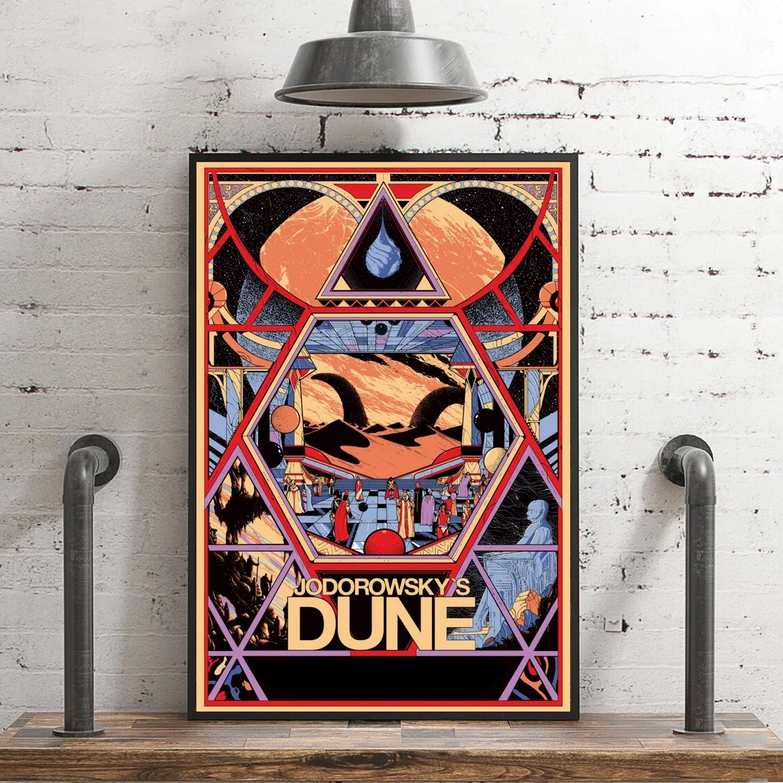 Dune Movie Poster Classic Movie Retro Alternative Minimalist Canvas Poster Print Home Decoration Wall Painting, No Frame